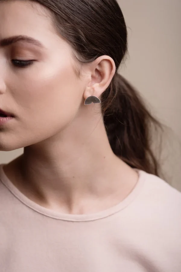 Dinky Arc Earrings - Image 2